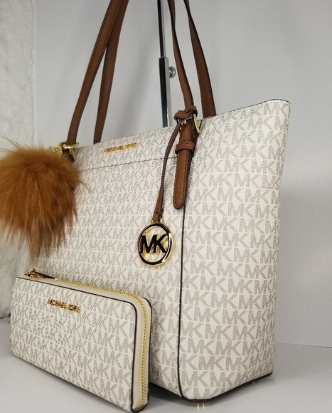 3PCS Michael Kors SET BAG WALLET + CHARMS - Picture 8 of 8